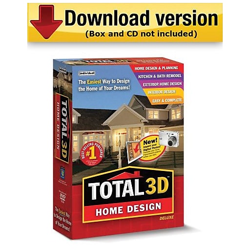 Total 3D Home Design Deluxe 11 for Windows (1-User) [Download]