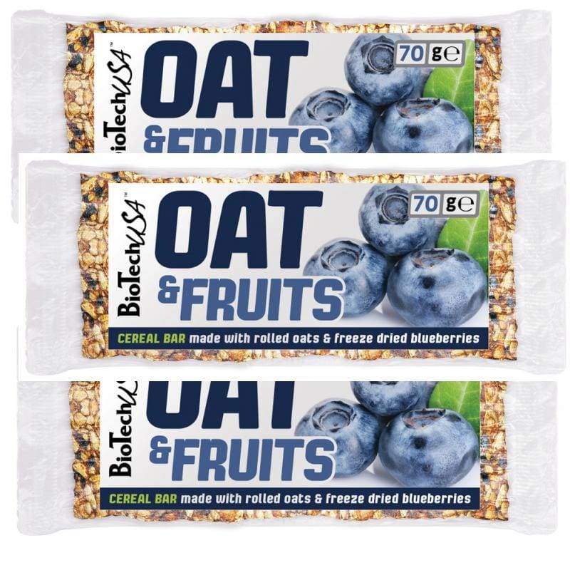 Oat and Fruits Bar, Blueberry - 20 x 70g