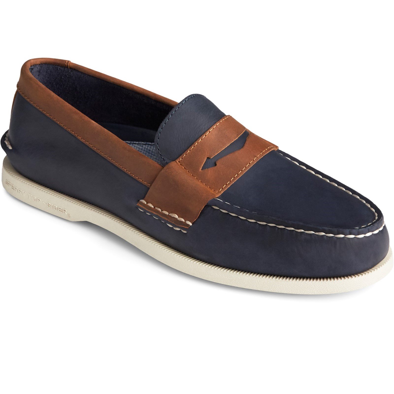 Sperry Men's Authentic Original Penny Loafer Various Colours 32438 - Navy/Sonora 9