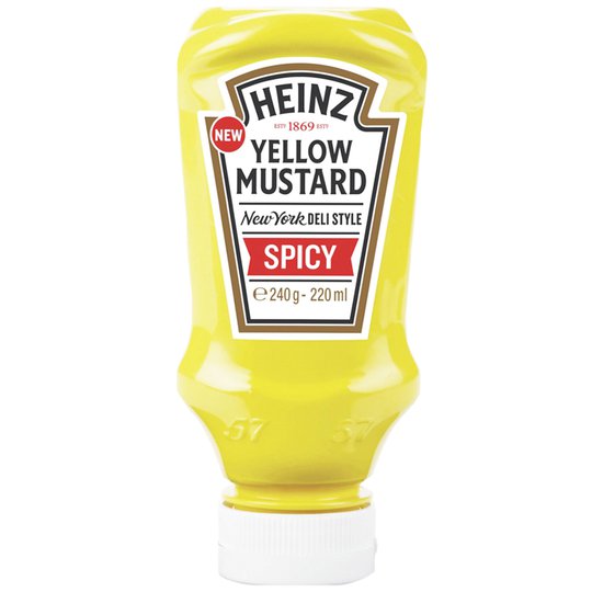 Sinappi "Yellow Mustard Spicy" 240g - 47% alennus