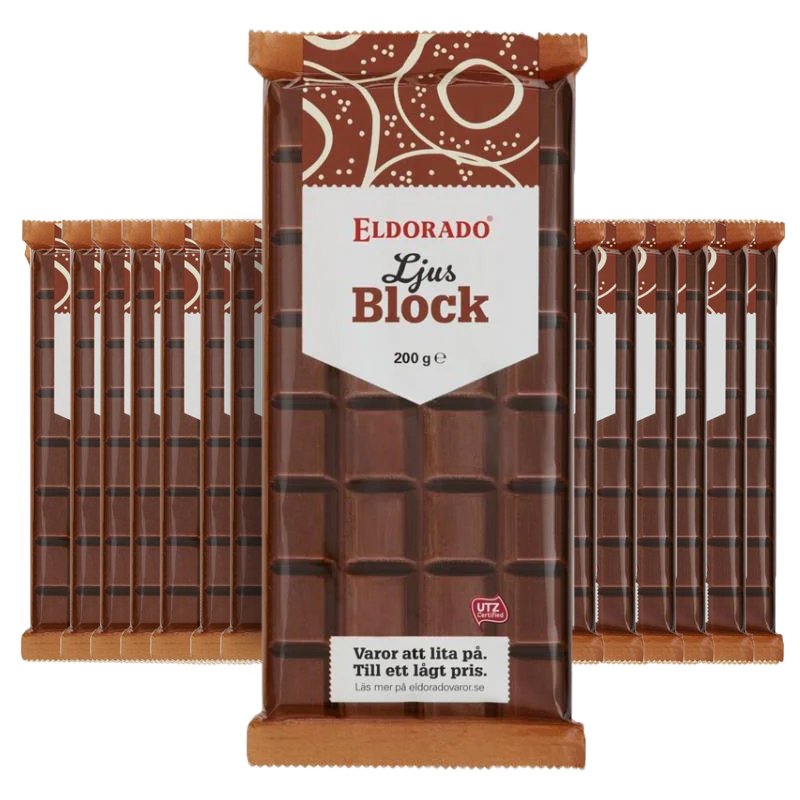 Blockchoklad Ljus 10-pack - 54% rabatt