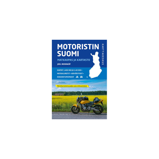Osta Karttakeskus Motoristin Suomi Matkaopas ja kartasto netistä |  