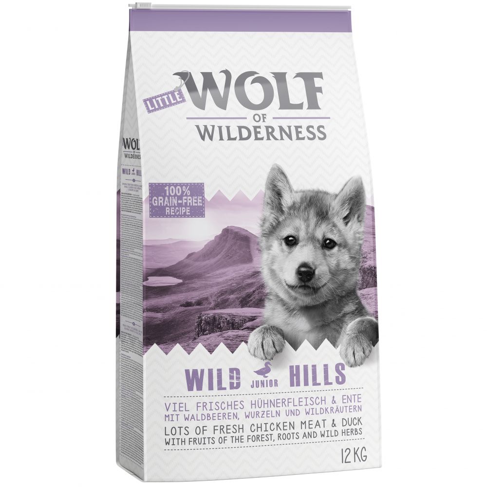 Little Wolf of Wilderness Junior 'Wild Hills' - Duck - 1kg