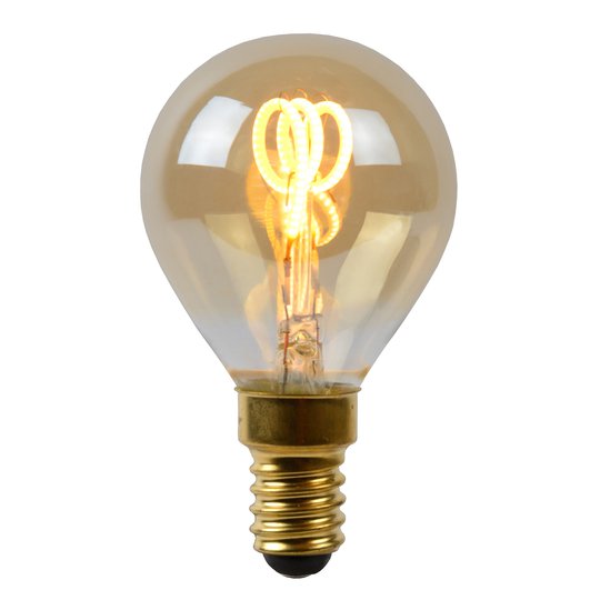 LED-lamppu E14 3W pisara amber 2200K himmennettävä