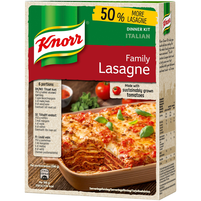 Familjepack Lasagne - 28% rabatt
