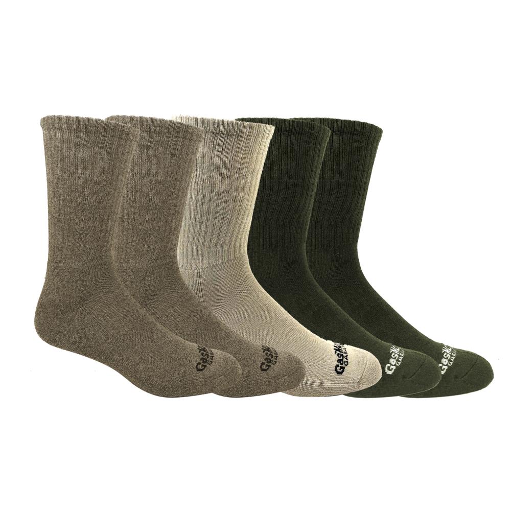 Gas Monkey Garage 5-Pack Men's Cotton Blend Crew Socks (Size 8 To 12) Polyester | GMM13003C5-DOL913