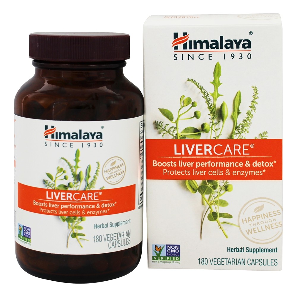 Himalaya Herbal Healthcare - LiverCare for Maintaining Liver Health - 180 Vegetarian Capsules