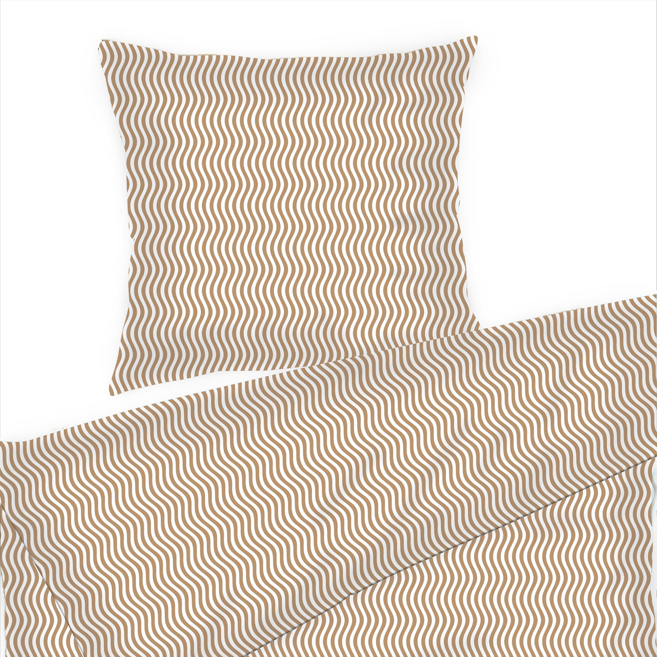 SINNERUP Waves sengetøj (BEIGE 140X200)