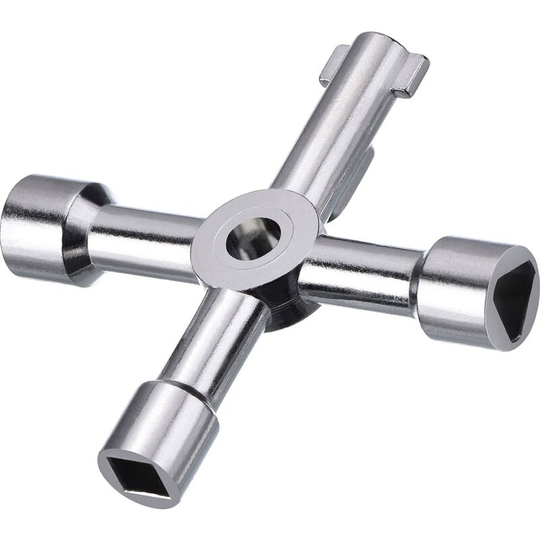 Buy 4 Way Multifunction Utility Key for Electric Water Gas Box Medicine ...