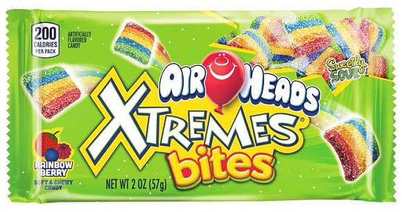 Airheads Xtremes Sour Rainbow Berry Bites 57g