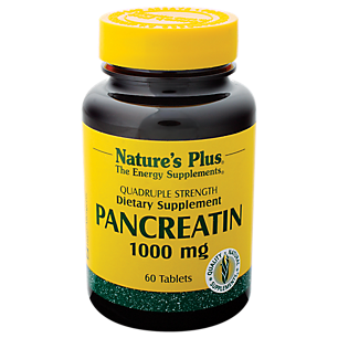 Pancreatin - Quadruple Strength - 1,000 MG (60 Tablets)