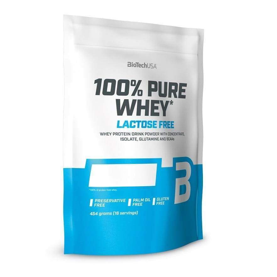 100% Pure Whey Lactose Free, Strawberry - 454 grams
