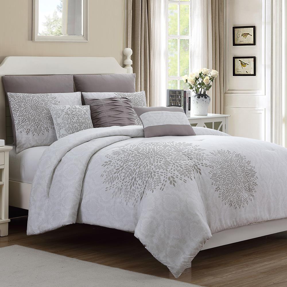 Amrapur Overseas Devonshire comforter set Multi Multi Reversible King Comforter (Blend with Polyester Fill) | 38EBJQCF-DVS-KG
