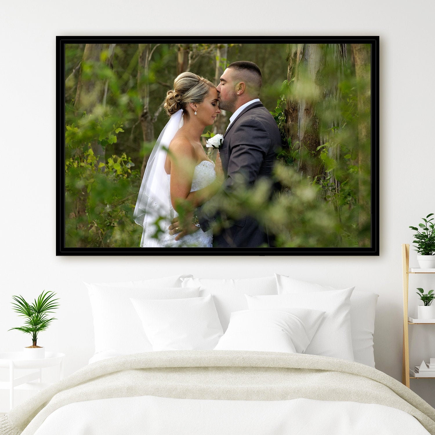 Custom Canvas Photo Image To Wall Art | Your Original On Print Personalized Gifts With Wedding Picture, Family, Friends, Pets
