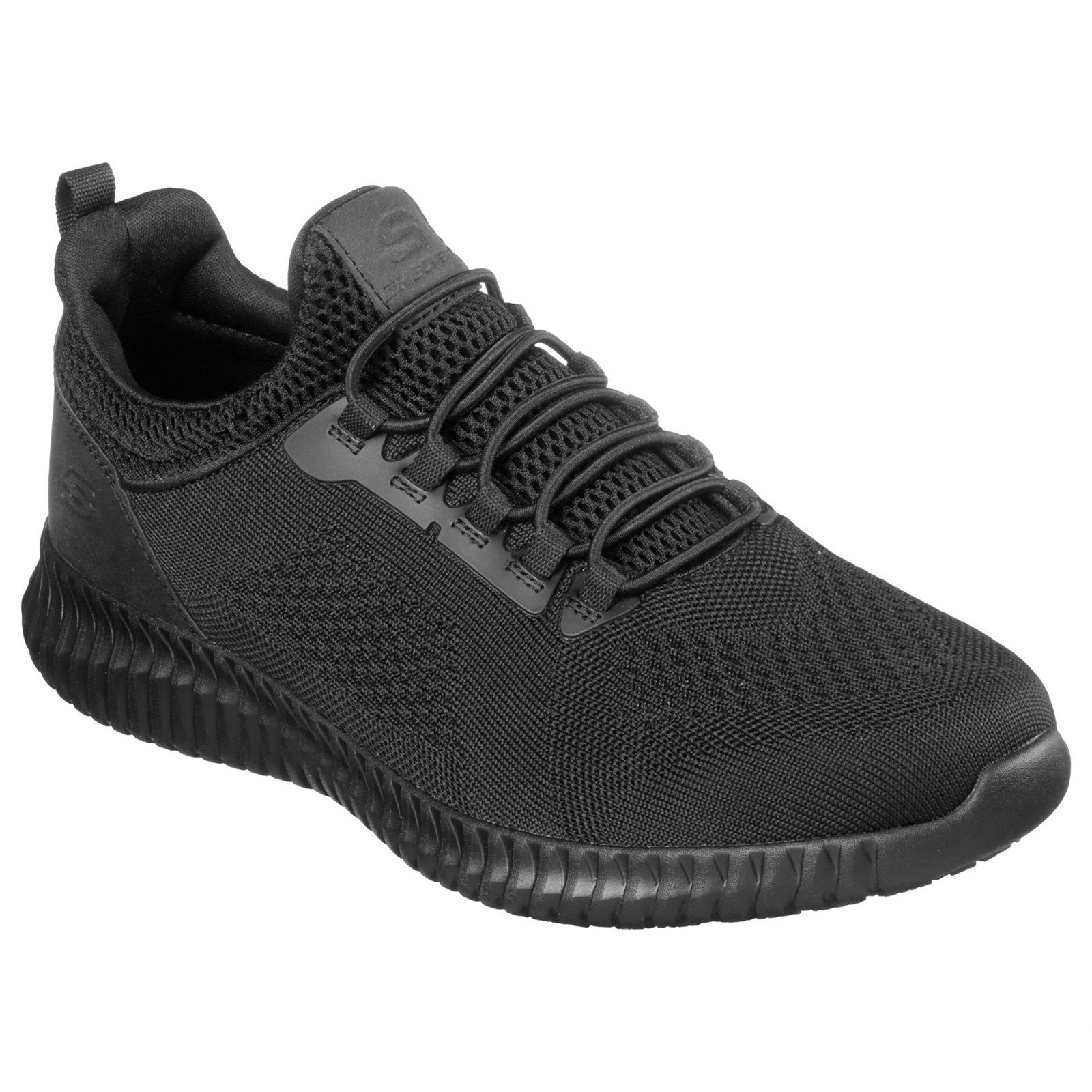 Skechers Unisex Cessnock Trainer Black 32620 - Black 6