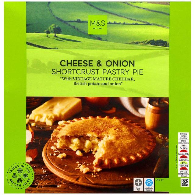 M&S Cheese & Onion Shortcrust Pastry Pie