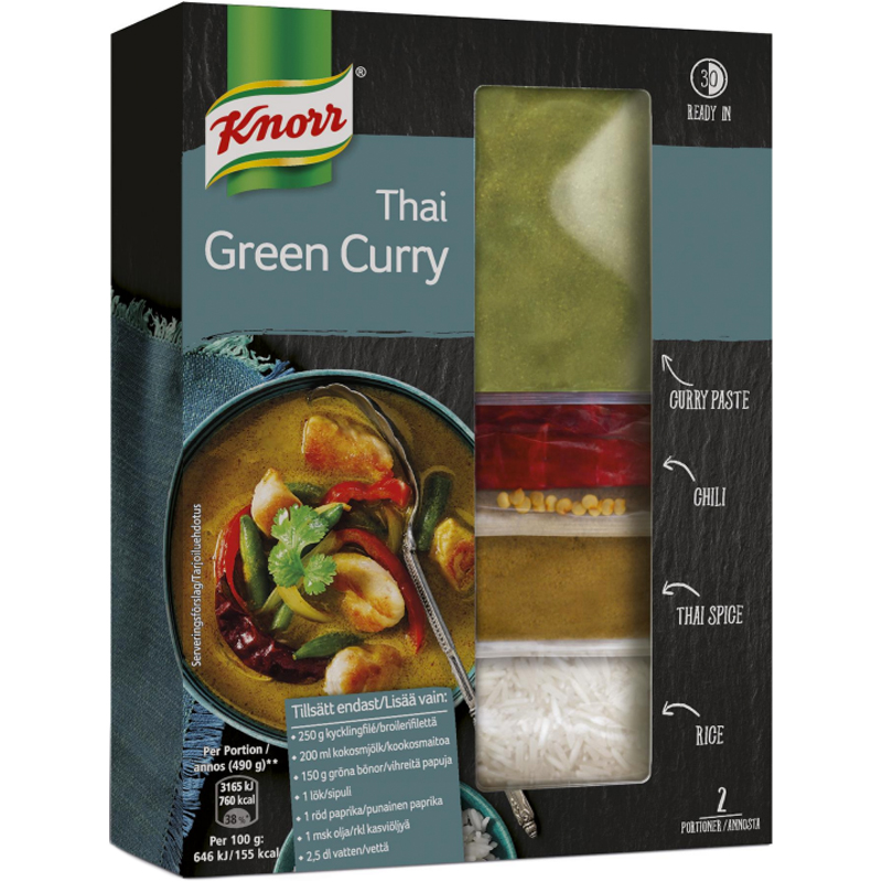 Middagskit "Thai Green Curry" 196g - 71% rabatt