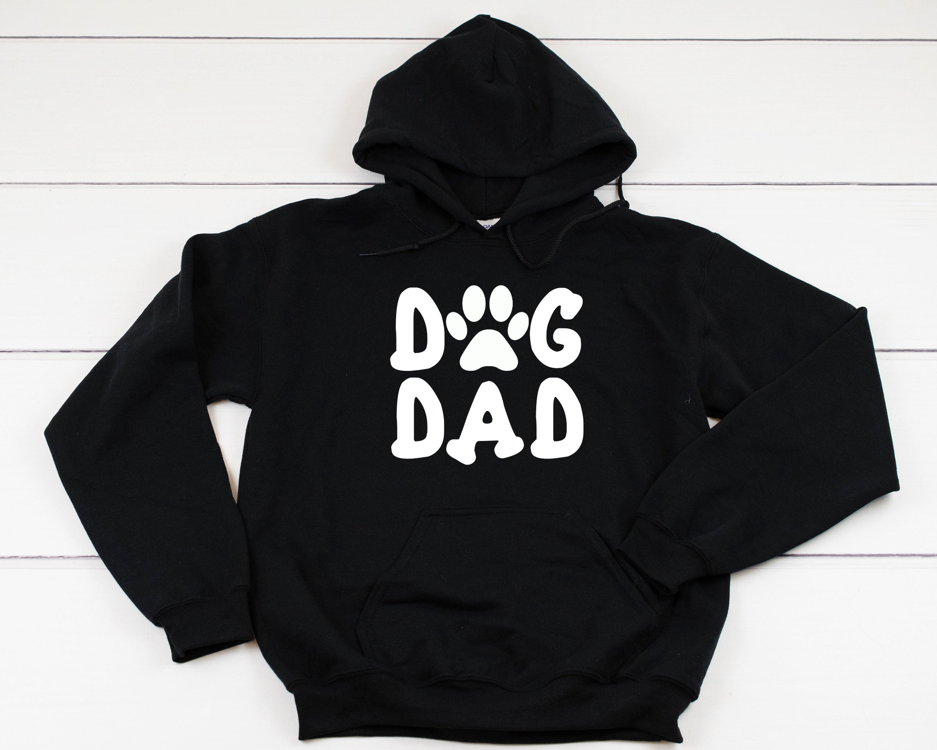 Dog Dad Paw Heavy Blend Hooded Sweatshirt Hoodie, Sweater, Dad, Sweatshirt, Gift, 12 Colors