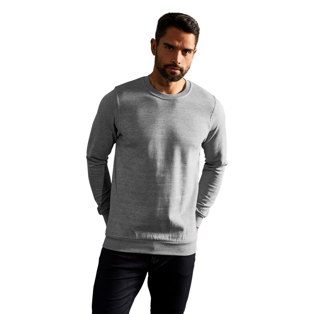 Premium Sweatshirt Herren, Sportgrau, L