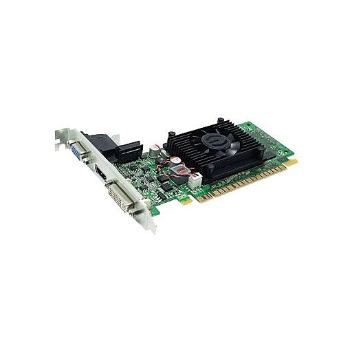 HP NVIDIA GeForce 210 GPU 1 GB 64-Bit DDR3 SDRAM Memory Low profile Graphic Card
