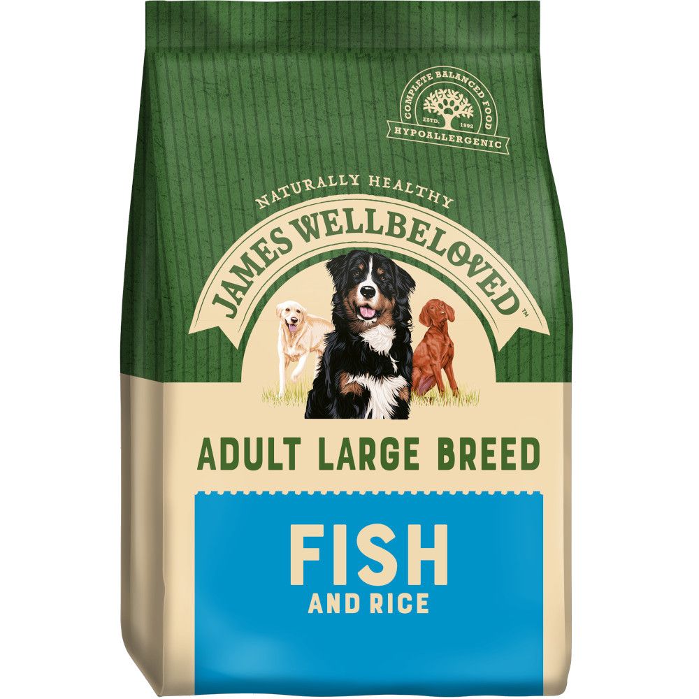 James Wellbeloved Adult Large Breed - Fish & Rice - 15kg