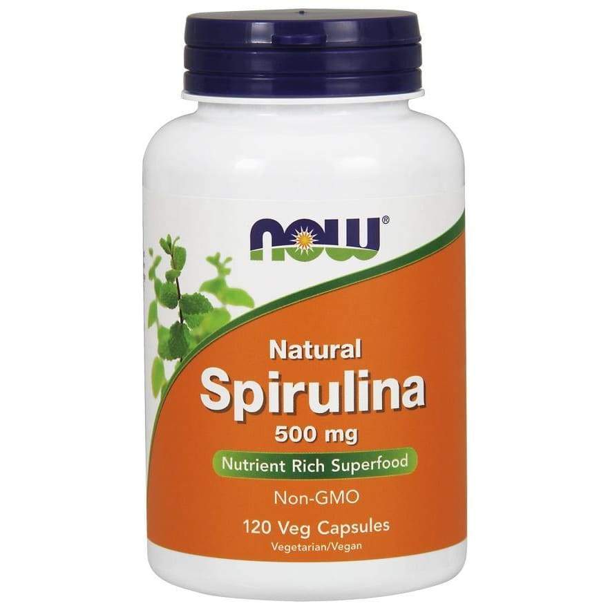 Spirulina - Natural, 500mg - 120 vcaps