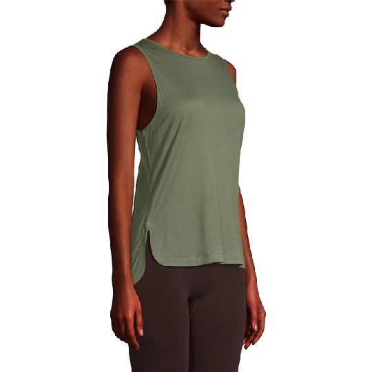 Drapy Muscle Tank, Northern Green