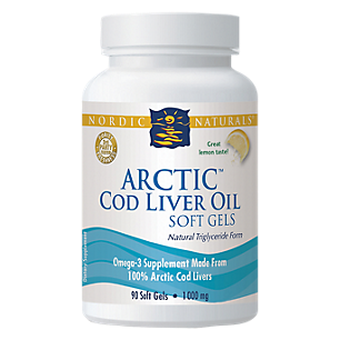 Arctic Cod Liver Oil - 1,000 MG Omega-3s - Lemon (90 Softgels)