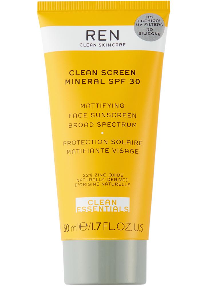 REN Mineral SPF30 Mattifying Face Sunscreen