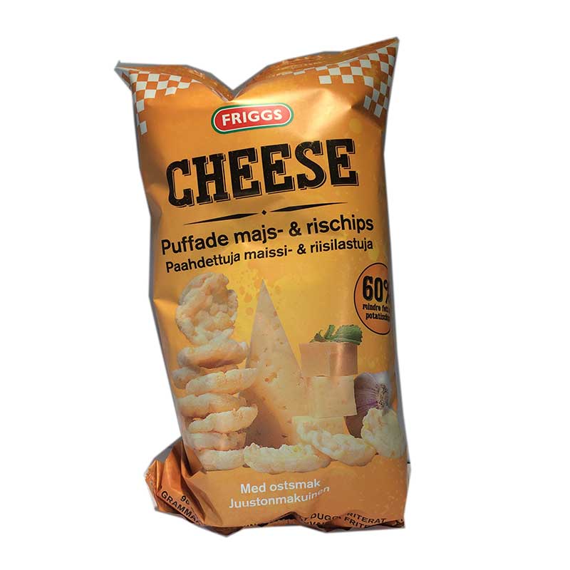 Majs- & rischips Cheese - 70% rabatt