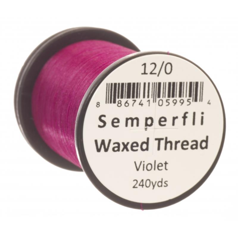Semperfli Classic Waxed Thread Violet 12/0