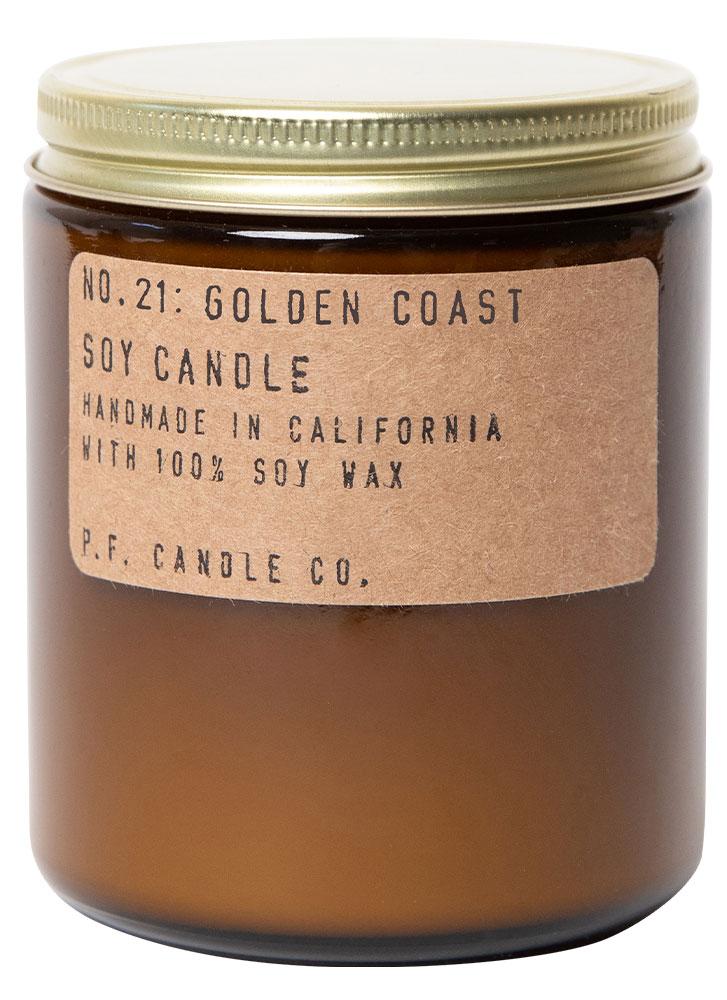 P.F. Candle Co. No. 21 Golden Coast Standard Soy Jar Candle
