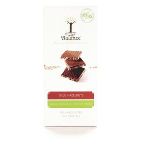 Balance Stevia Chokolade Mælk Hasselnød - 85 g