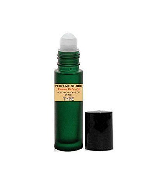 A Custom Blend Perfume Oil - Accords & Base Notes Similar To B9 Scent Of Peace For Men/Women, 10 Ml Frost Green Roll On