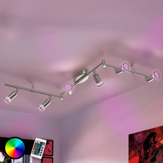 Taivutettu Buzz-C-kattovalaisin, LED RGBW