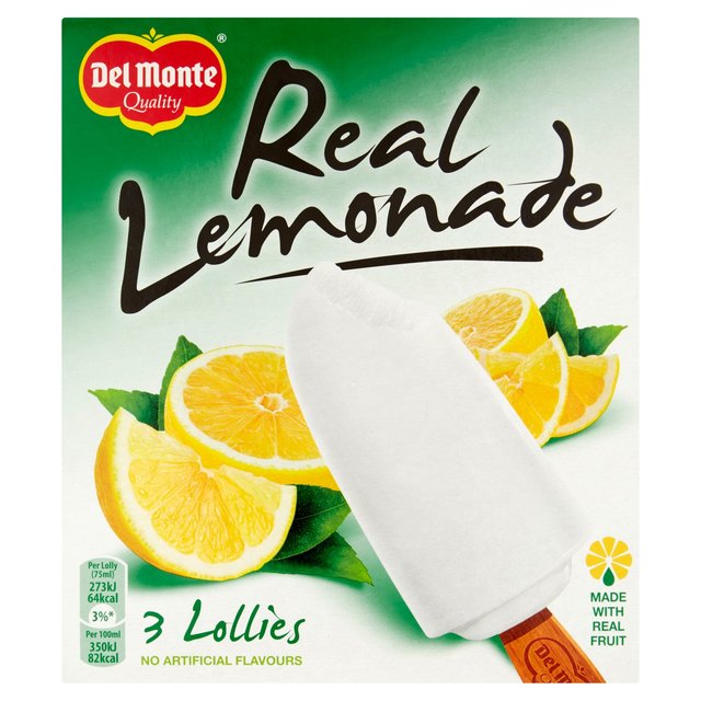 Del Monte Real Lemonade Lolly