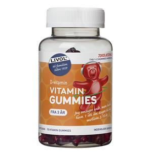 Livol Vitamin Gummies D-vitamin 10 µg - 75 stk.