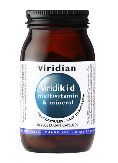 Viridian ViriKid Multivitamin & Mineral Mini Caps
