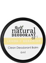 Natural Deodorant Co Balm Lemon Geranium sample