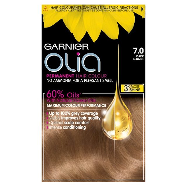 Garnier Olia 7.0 Dark Blonde Permanent Hair Dye