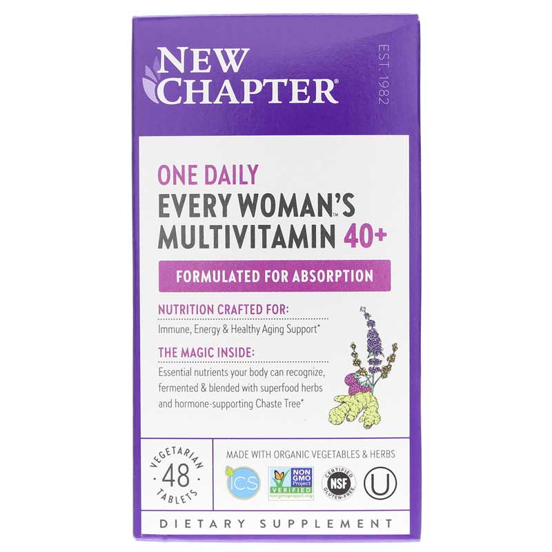 New Chapter Every Womans One Daily Multi 40+ 48 Tablets