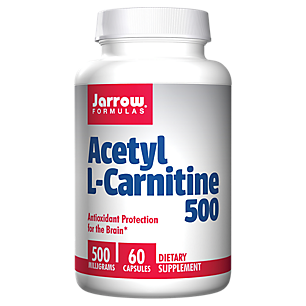 Acetyl-L-Carnitine - Antioxidant Protection for the Brain - 500 MG (60 Capsules)
