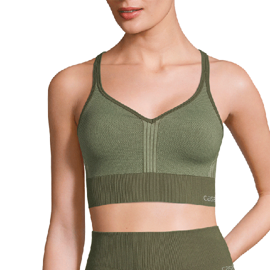 Seamless Sports Top, Northern Green