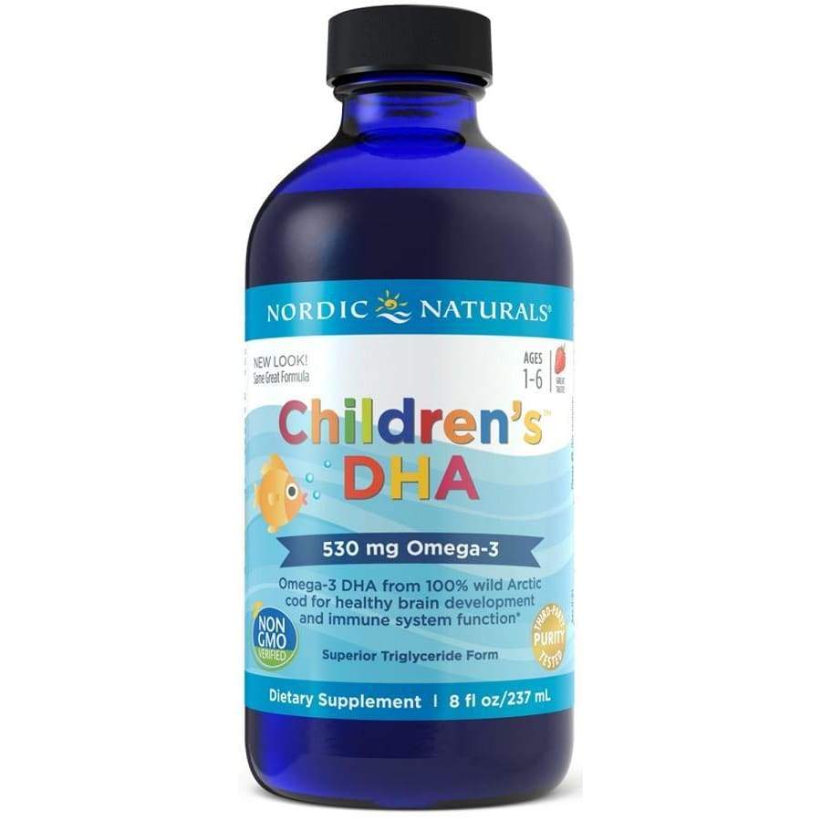 Children's DHA, 530mg Strawberry - 237 ml.