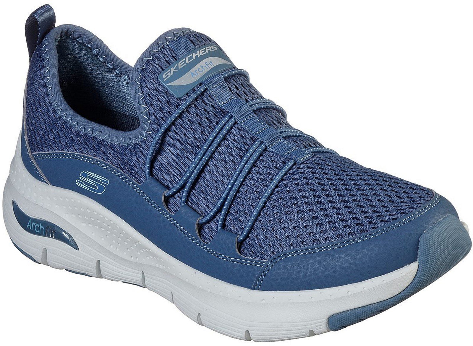 Skechers Women's Arch Fit Lucky Thoughts Sports Shoe Various Colour 30318 - Navy 3