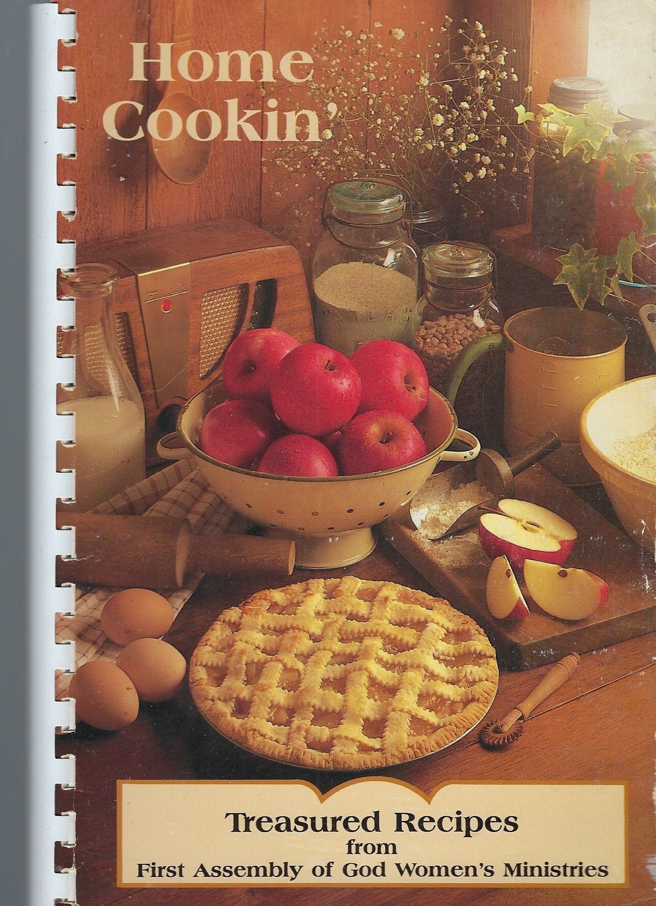 Sweetwater Tennessee Vintage 1990 First Assembly Of God Church Home Cookin Cookbook Tn Community Treasured Recipes Collectible Rare Book