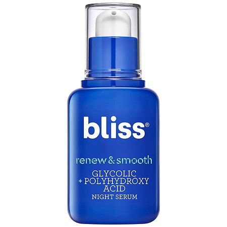 Bliss Renew & Smooth Night Serum Floral Jasmine Blend - 1.0 fl oz