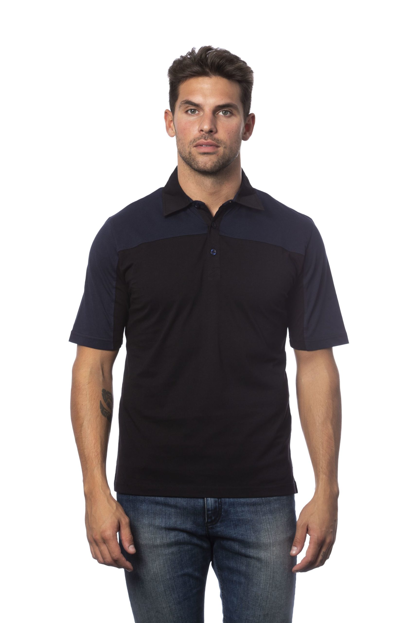 Verri Men's Nero Polo Shirt Black VE995692 - M
