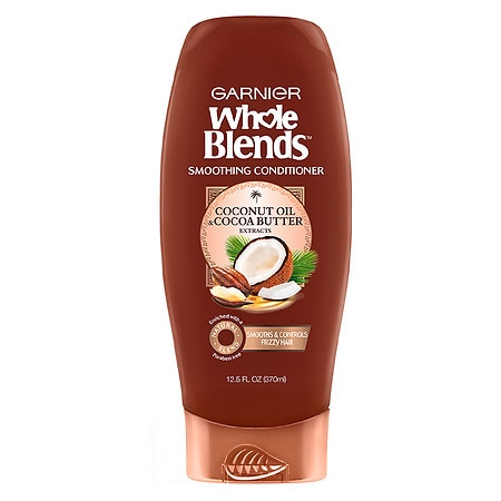 Garnier Whole Blends Smoothing Conditioner Coconut Oil & Cocoa Butter Extract - 12.5 fl oz