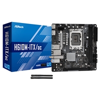 Buy Asrock H610M-ITX/AC Motherboard, Intel Socket 1700, 12th Gen